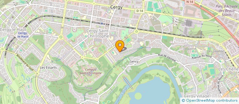 localisation de l'entreprise STAUK PATRIMOINE  CERGY