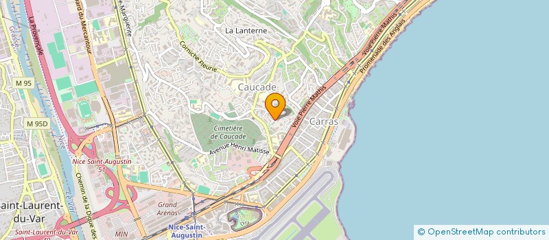 localisation de l'entreprise STAV  NICE