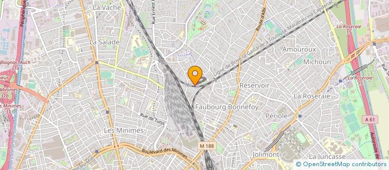 localisation de l'entreprise STAVE SOCIETE DE TRANSPORT ASSISTANCE VENTES AUX ENCHERES à TOULOUSE
