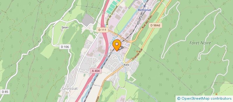 localisation de l'entreprise STAVEM à GROISSIAT