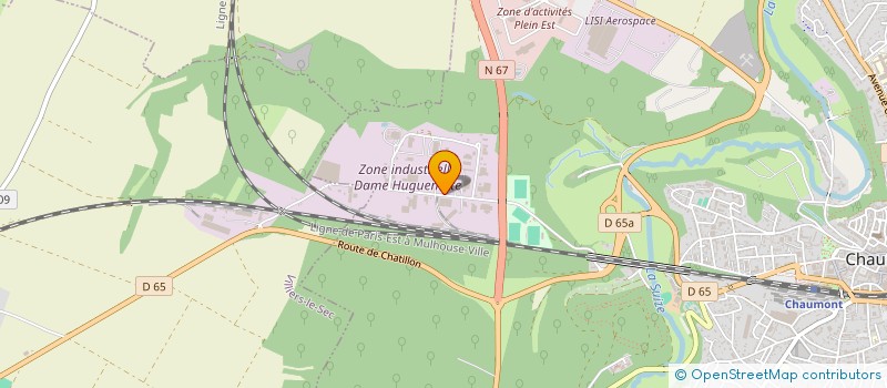 localisation de l'entreprise STAVEMARNE SA à CHAUMONT