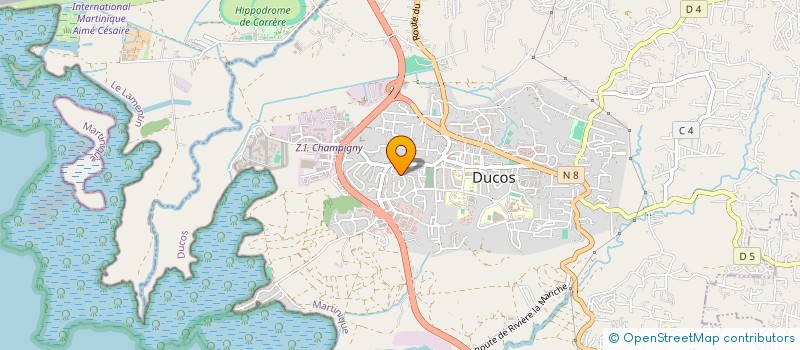 localisation de l'entreprise STAVICELO à DUCOS