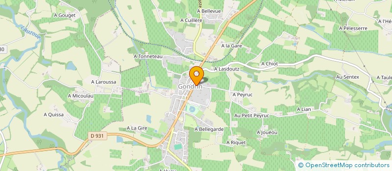 localisation de l'entreprise STAVIT  GONDRIN