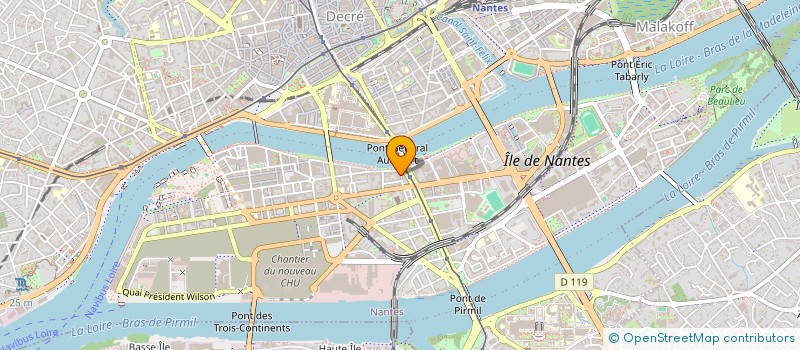 localisation de l'entreprise STAWIL à NANTES