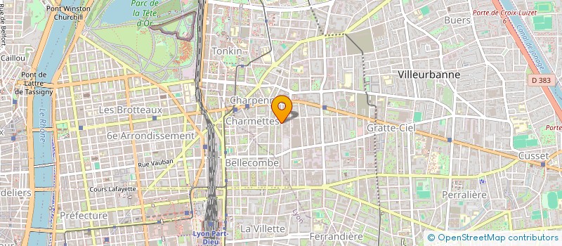 localisation de l'entreprise STAX CONSULTING  VILLEURBANNE