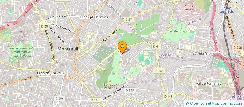 localisation de l'entreprise STAXS BARBER SHOP à MONTREUIL