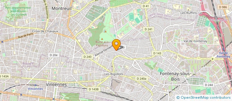 localisation de l'entreprise STAY CUTE à FONTENAY-SOUS-BOIS