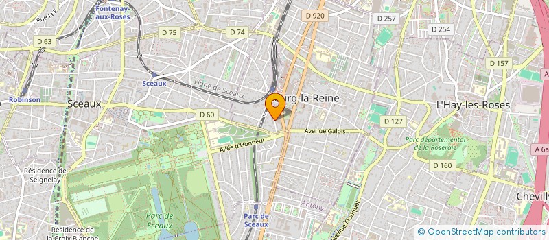 localisation de l'entreprise STAY FIT à BOURG-LA-REINE