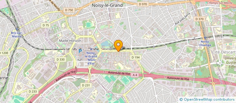 localisation de l'entreprise STAY FIT CHALLENGE à NOISY-LE-GRAND