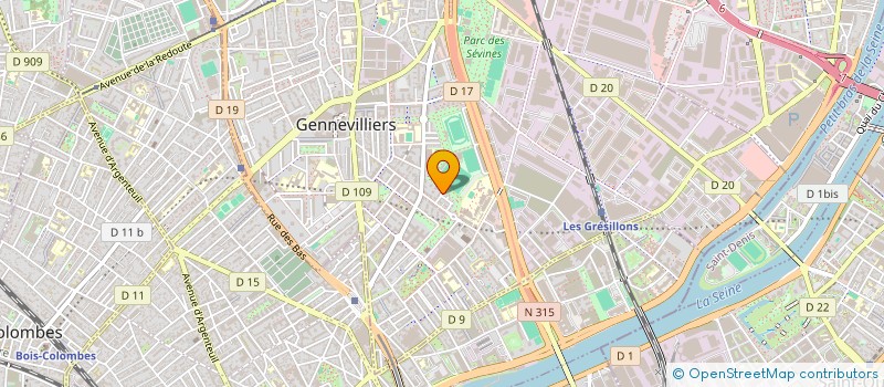 localisation de l'entreprise STAY FOCUS 21 à GENNEVILLIERS