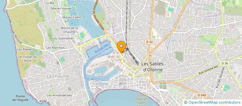 localisation de l'entreprise STAY IN VENDEE à LES SABLES D'OLONNE