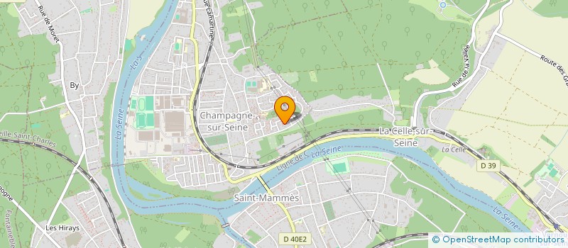 localisation de l'entreprise STAY TUNED MUSIC  CHAMPAGNE-SUR-SEINE