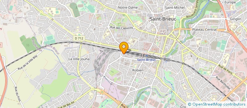 localisation de l'entreprise STAY UP à SAINT-BRIEUC