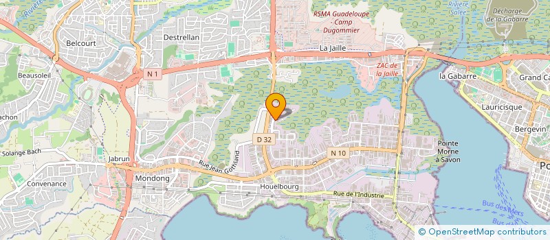 localisation de l'entreprise STAYISSIMO  BAIE-MAHAULT