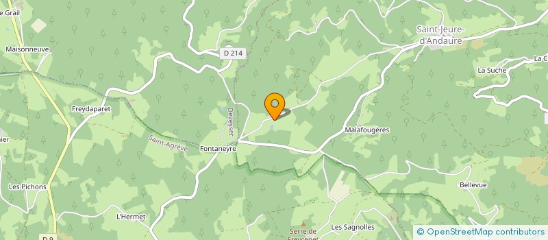 localisation de l'entreprise STAYLA MULTI MEDIA  SAINT-JEURE-D ANDAURE