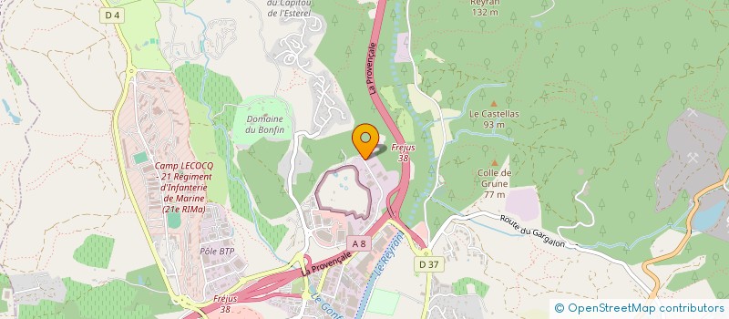 localisation de l'entreprise STAYMATEL  FREJUS