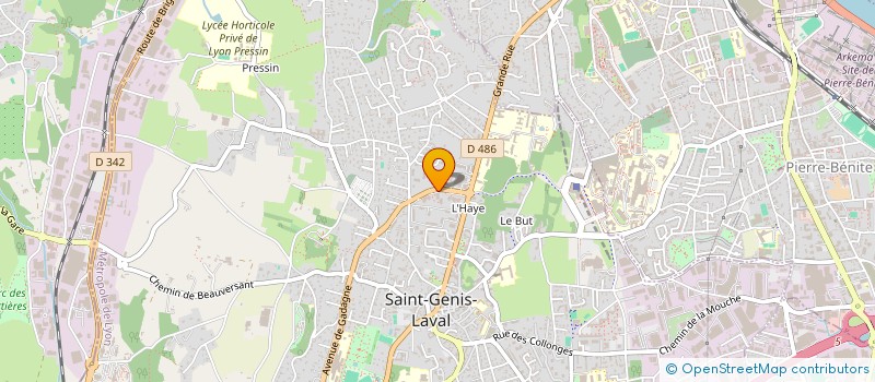 localisation de l'entreprise STAYZIMMO  SAINT-GENIS-LAVAL