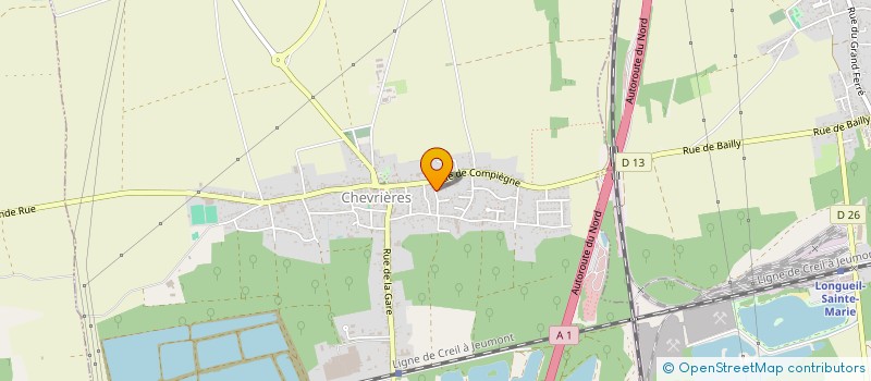 localisation de l'entreprise STAZ STUDIO GRAPHIQUE  CHEVRIERES