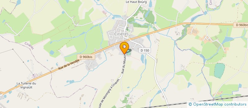 localisation de l'entreprise STB à CIRIERES