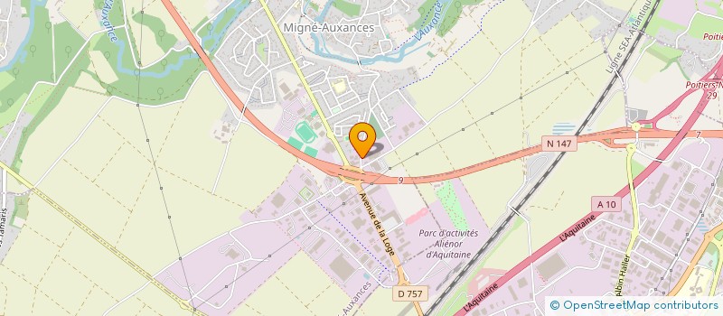 localisation de l'entreprise STB  SAINT-BENOIT