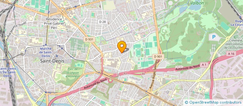 localisation de l'entreprise STB à SAINT-DENIS