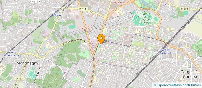 localisation de l'entreprise STB à SARCELLES