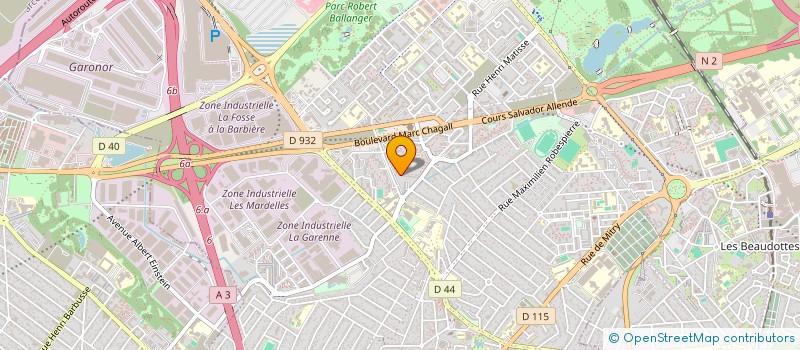 localisation de l'entreprise STB à AULNAY-SOUS-BOIS