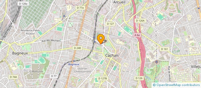 localisation de l'entreprise STB  CACHAN