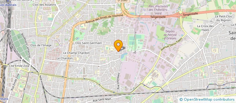localisation de l'entreprise STB à ORLEANS
