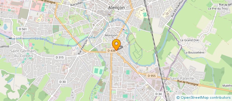localisation de l'entreprise STB à ALENCON