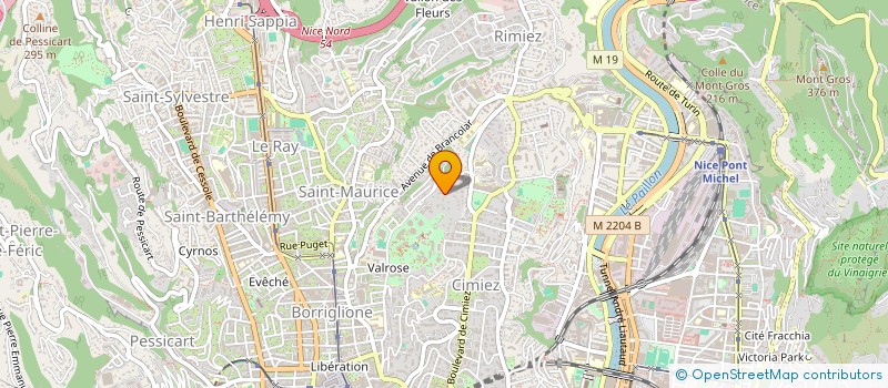 localisation de l'entreprise STB à NICE