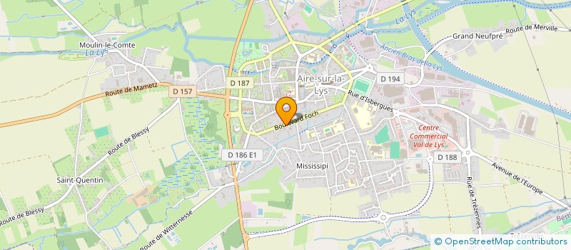 localisation de l'entreprise STB AIRE SUR LA LYS à AIRE-SUR-LA-LYS