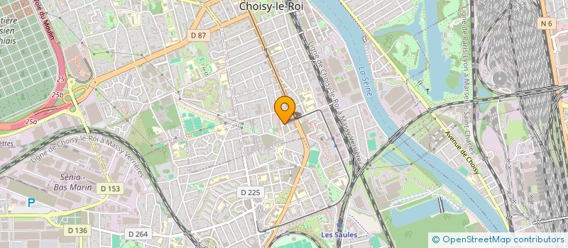 localisation de l'entreprise STB-BATI à CHOISY-LE-ROI