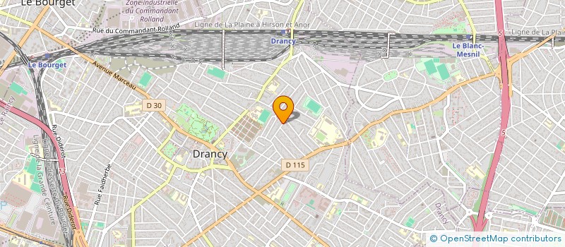 localisation de l'entreprise STB DE PARIS à DRANCY