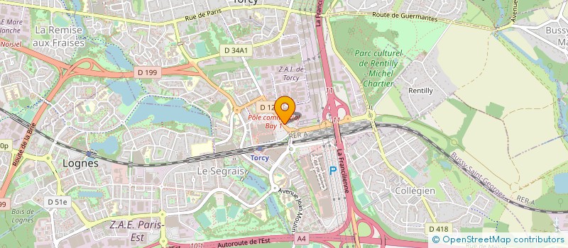 localisation de l'entreprise STB HABITAT à TORCY