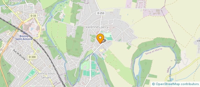 localisation de l'entreprise STB JARCY  VARENNES-JARCY