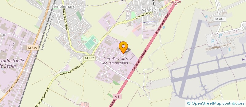 localisation de l'entreprise STB MATERIAUX  TEMPLEMARS