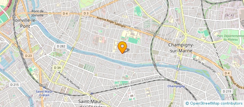 localisation de l'entreprise STB NEGOCE à CHAMPIGNY-SUR-MARNE
