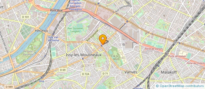 localisation de l'entreprise STB PUBLISHING à ISSY-LES-MOULINEAUX