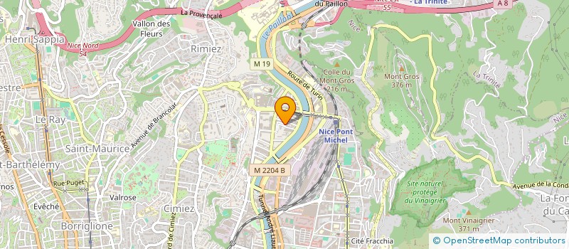 localisation de l'entreprise STB SERVICES  NICE