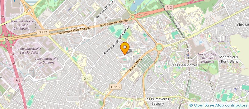 localisation de l'entreprise STB SOCIETE DE TRAVAUX DE BATIMENT à AULNAY-SOUS-BOIS