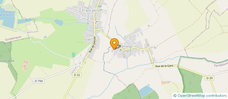 localisation de l'entreprise STBA  LENING