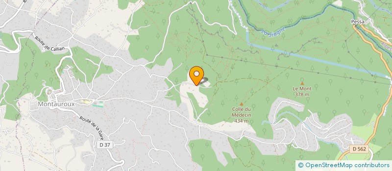 localisation de l'entreprise STBA2T  MONTAUROUX