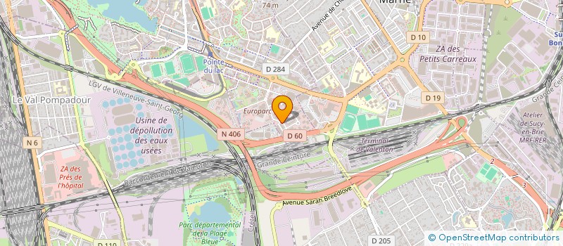 localisation de l'entreprise STBBAT à MONTREUIL