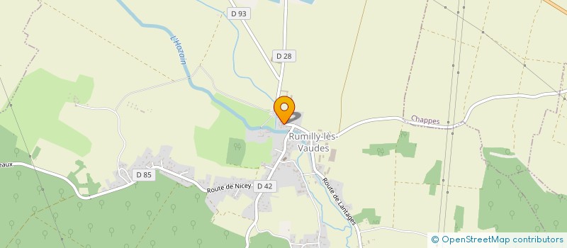 localisation de l'entreprise STBC  VAUDES