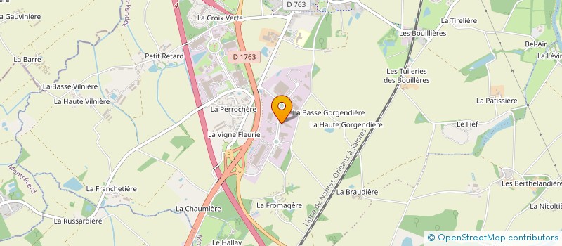 localisation de l'entreprise STBM INDUSTRIE à MONTAIGU-VENDEE