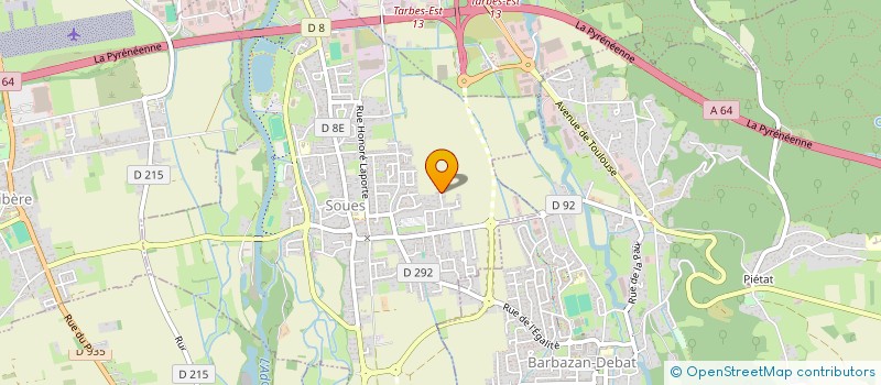 localisation de l'entreprise STBO  SOUES