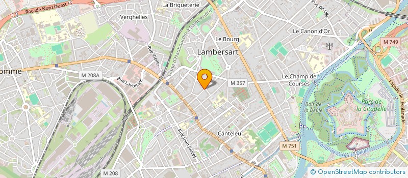 localisation de l'entreprise STBR I à LAMBERSART