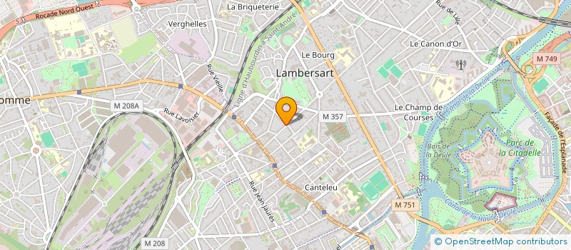 localisation de l'entreprise STBR II à LAMBERSART