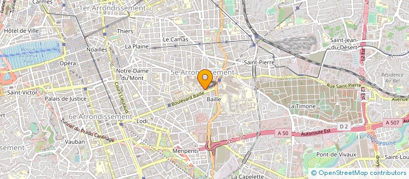 localisation de l'entreprise STBT à MARSEILLE